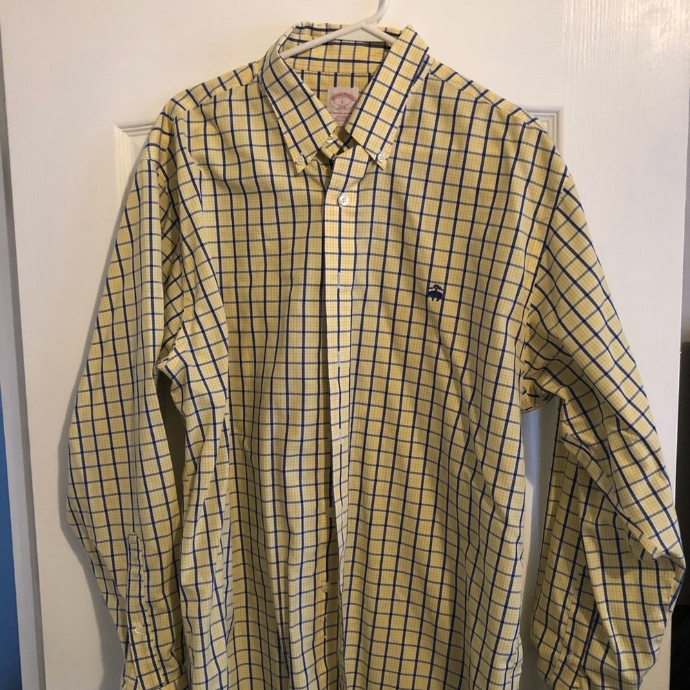 Brooks Brothers button down yellow